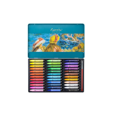 Andstal Renoir 36 Colores Color de agua soluble Aceite pastel artista dibujando crayón para pintura de arte